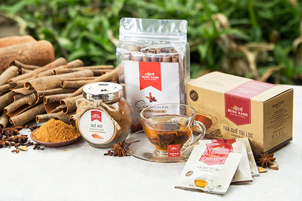 các sản phẩm từ quế