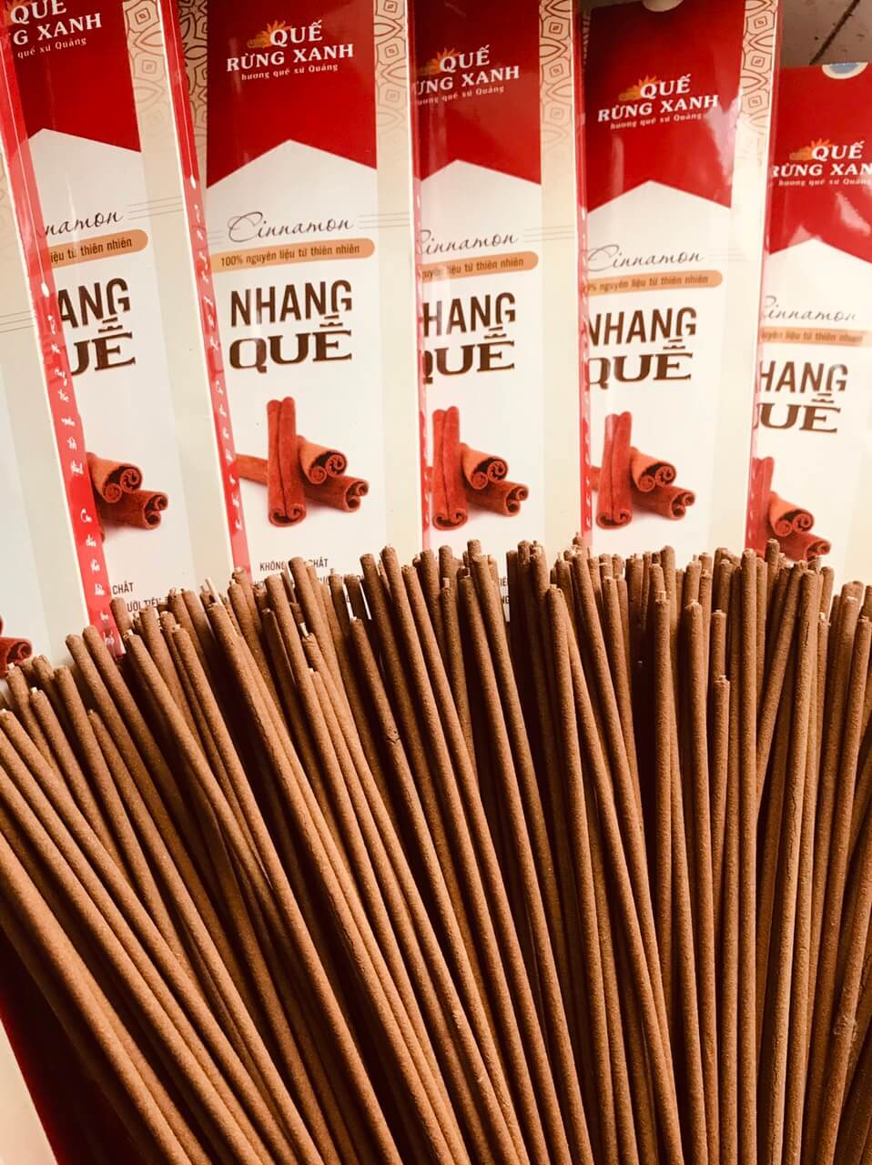 Nhang quế trà bồng - Hương thơm thoải mái không gian Nhang quế trà bồng - Hương thơm thoải mái không gian